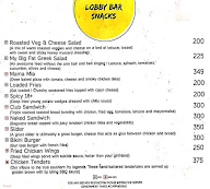 Lobby Bar menu 2