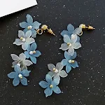 Blue and white