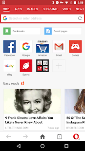  Opera Mini 웹 브라우저- 스크린샷 미리보기 이미지  