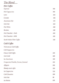 Kraft Retail Dining menu 1