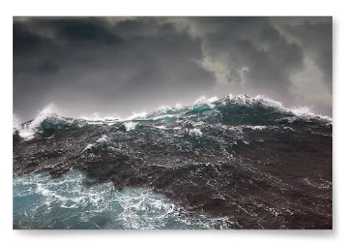 Poster Stormigt Hav