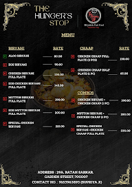 The Hunger's Stop menu 1