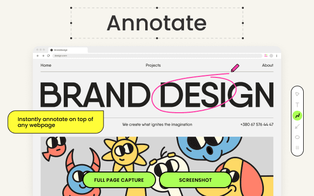 Annotation, Full Page Capture & Snipping Tool Preview image 1