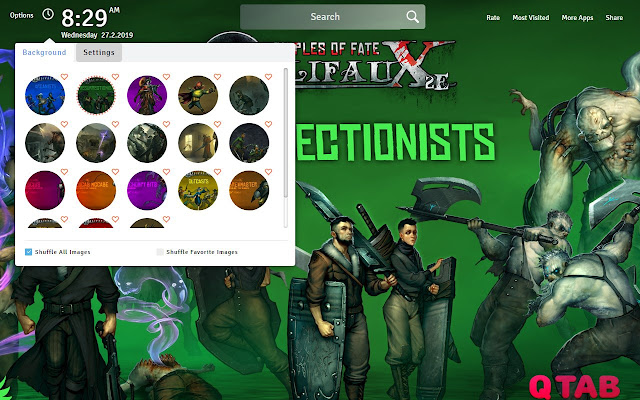 Wyrd Wallpapers Theme Wyrd New Tab