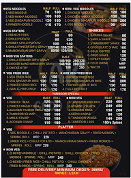 Anaya Hunger House menu 1