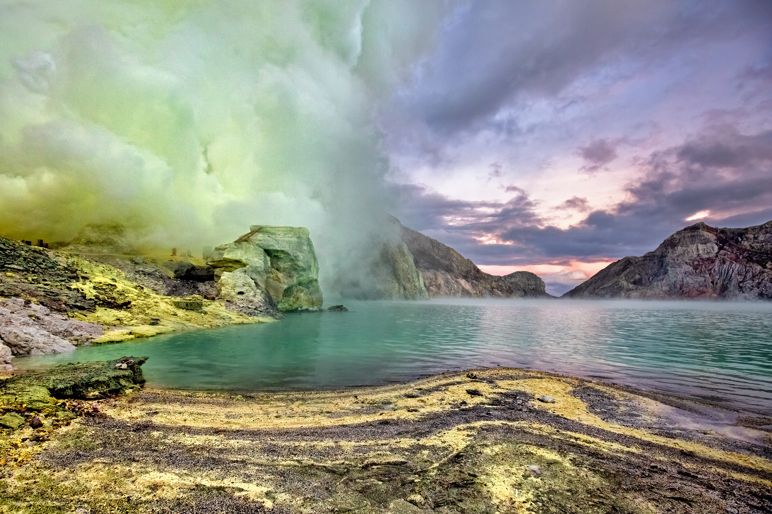 Il cratere del vulcano Kawah Jien di Giulio61