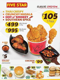 Five Star Chicken menu 1