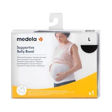 Đai đỡ bụng Medela Supportive Belly band size L màu đen_SNB