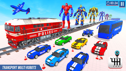 Screenshot Robot Car Games Transform Game