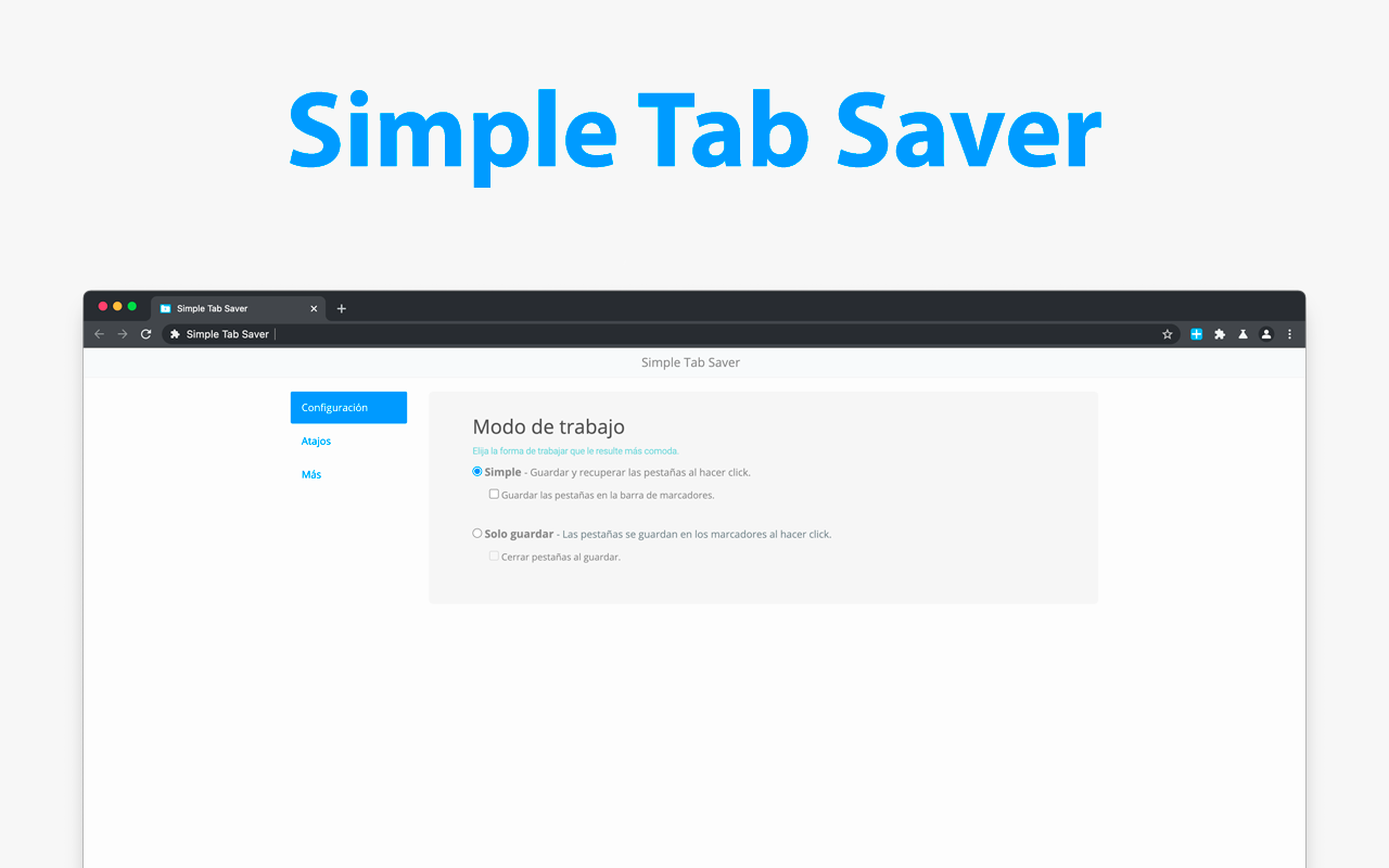 Simple Tab Saver Preview image 4