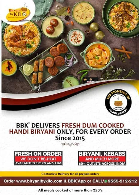 Biryani By Kilo menu 