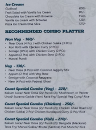 Coast @ JP Nagar menu 6