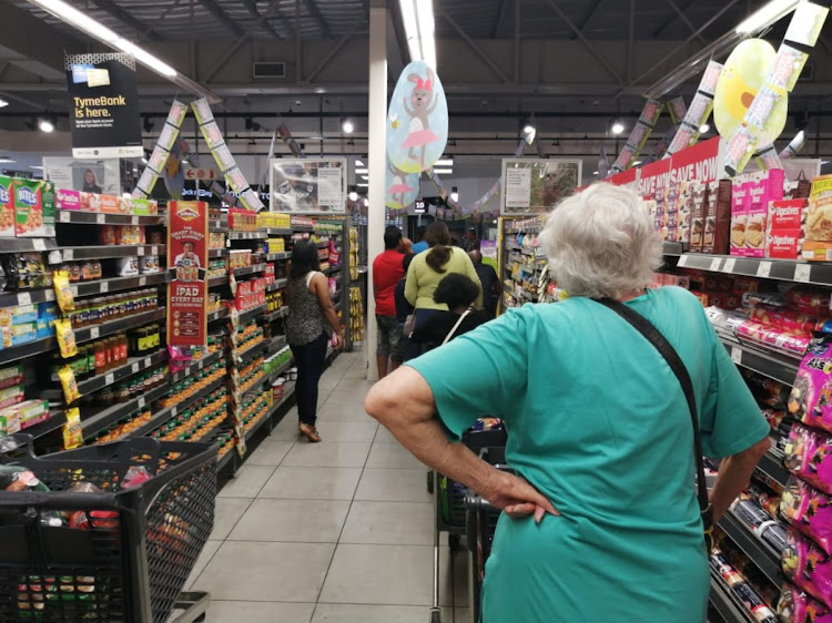 Queues were endless in Durban retail stores on Wednesday morning.