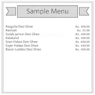 Kamaal Sweet House menu 1