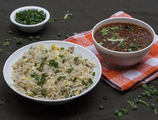 Chicken Manchurian Fried Rice