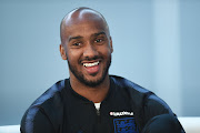 Fabian Delph talks to the press after an England training session at St Georges Park on May 22 2018 in Burton-upon-Trent, England.