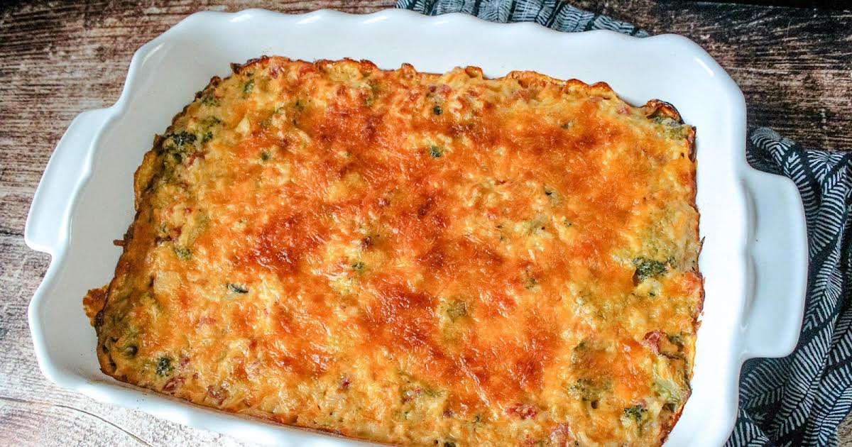 Easy Broccoli & Rice Casserole | Just A Pinch Recipes