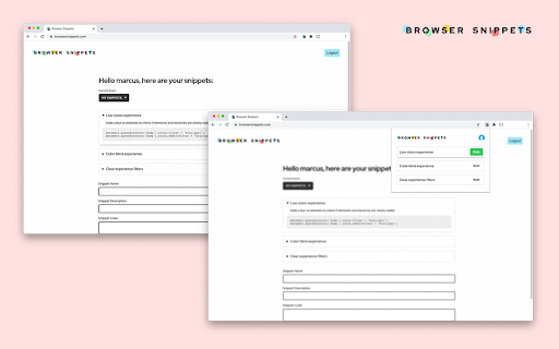Browser Snippets