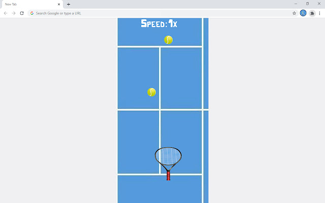 Tennis Ball Sports Game chrome extension