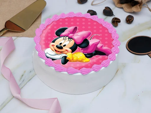 Minnie Mouse Photo Cake