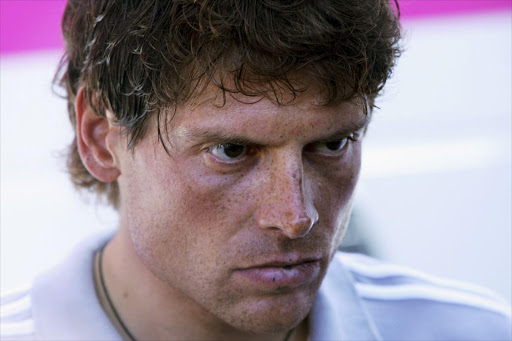 Jan Ullrich of Germany and T-Mobile Team talks to the media after he was suspended by T-Mobile prior to the Tour de France on June 30, 2006 in Strasbourg, France