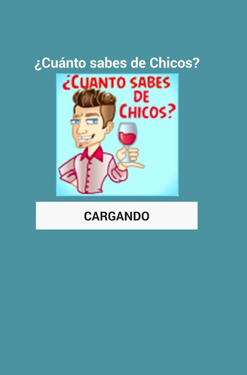 Android application ¿Cuánto sabes de Chicos? screenshort