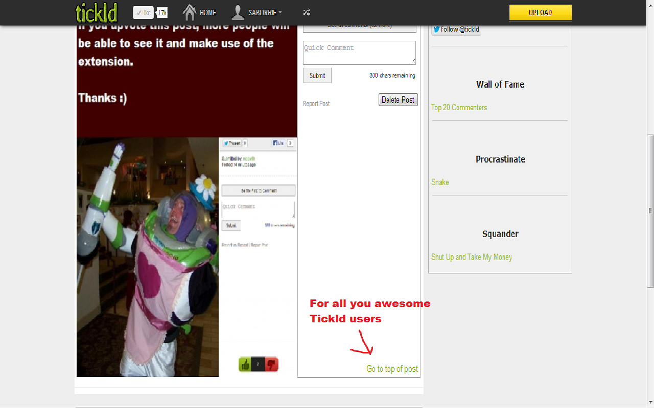 Tickld Go To Top Of Post Preview image 0