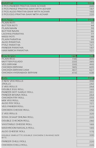 Khushboo Chatkara Restaurant menu 1