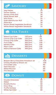 O-Cakes menu 2