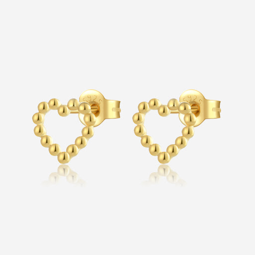 Title 4, Love Heart Stud Earrings Stylish And Simple, id...