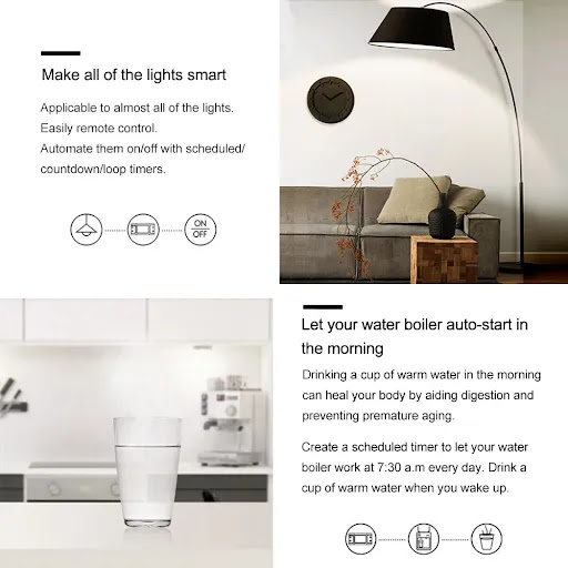 Title 5, Tuya WiFi 10A 2200W Wireless Remote Timer White...