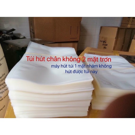 [Giá Sốc] 1 Kg Túi Hút Chân Không Thực Phẩm 2 Mặt Trơn ( Cần Loại Dày Nhắn Mình Nhé)