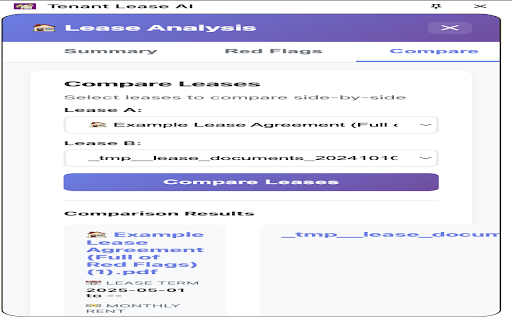 Tenant Lease AI screenshot 2