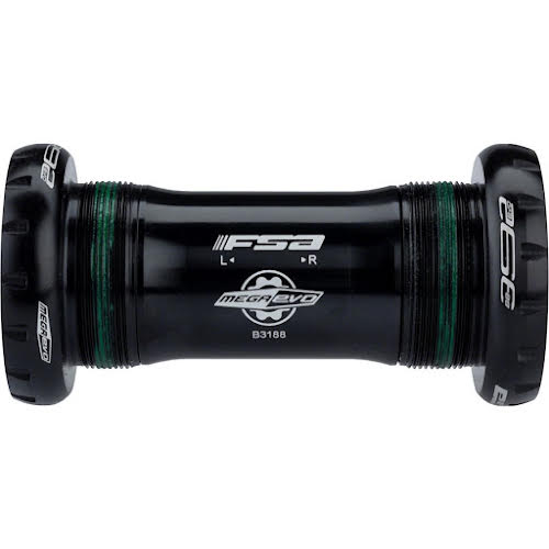 FSA MegaEvo Steel Mountain Bottom Bracket for 392EVO cranks, 68/73mm English Threading