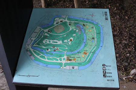 道後公園案内図