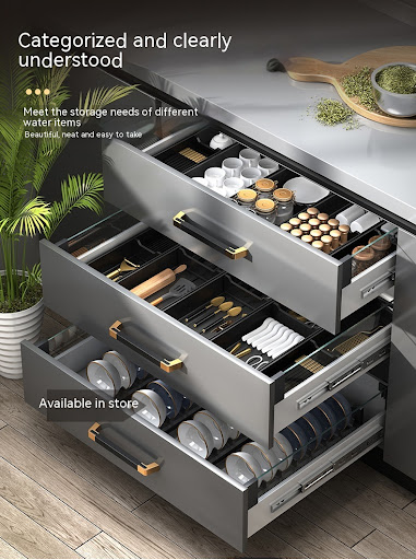 Title 9, Kitchen Drawer Storage Box Partition Adjustable...