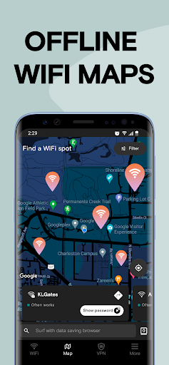 Screenshot Instabridge: WiFi Map