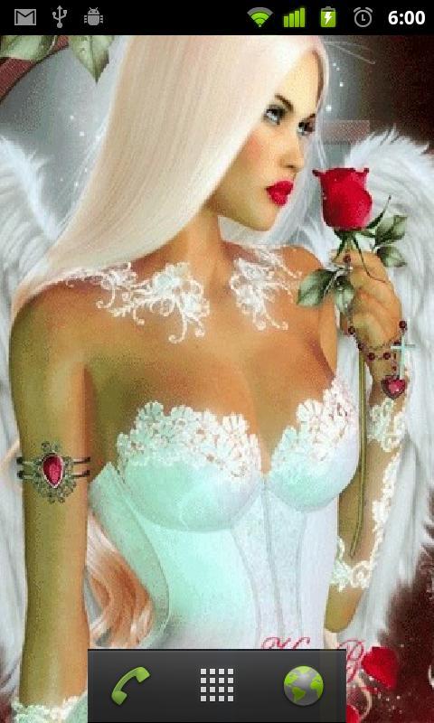 Angel Bride Live Wallpaper Screen 2