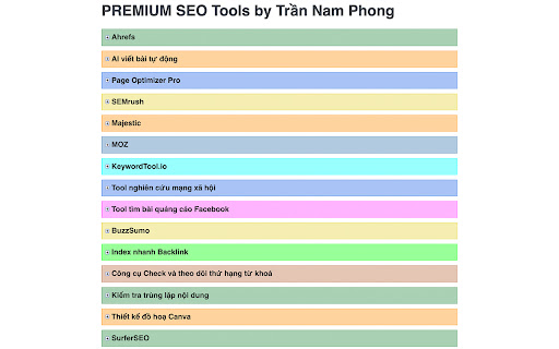 Mua chung tài khoản Trần Nam Phong