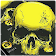 Gold Black Skeleton Theme icon