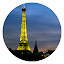 the Eiffel Tower New Tab HD Building Theme