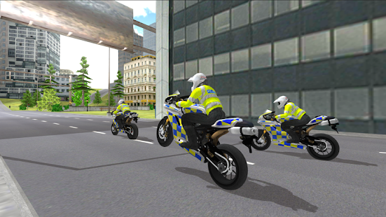  Police Motorbike Simulator 3D- 스크린샷 미리보기 이미지  