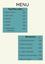 The Bakery Bucket menu 1