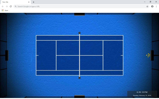 Tennis New Tab & Wallpapers Collection