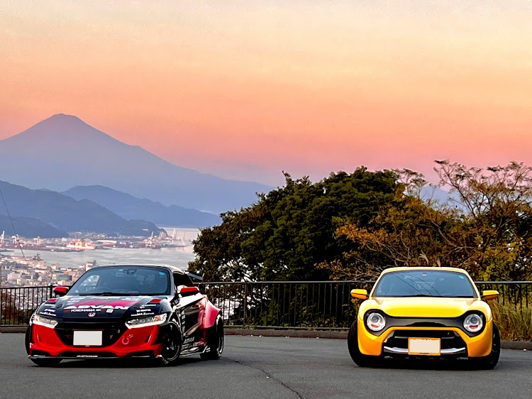 S660の愛車の一番好きな角度・日本平へドライブ🚗=3・富士山🗻コラボで📸パシャリ😎👍・車弄りは自己満足・S660定例会に関するカスタム事例の投稿画像41枚目