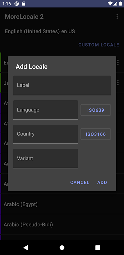 Screenshot MoreLocale 2