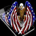 Cover Image of Download America Flag Eagle Theme 1.1.3 APK
