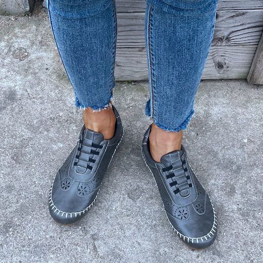 Title 4, Womens Round Head Hollow Soft Bottom Flat-Heel...