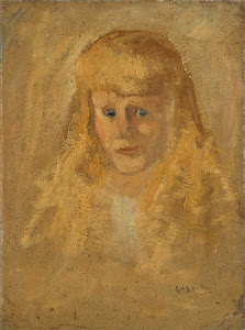 RIJKS: George Hendrik Breitner: Marie Anne Henriette Breitner (geb.1882-06-14), the Painter's Half-sister 1923