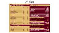 KTS Restaurant menu 1